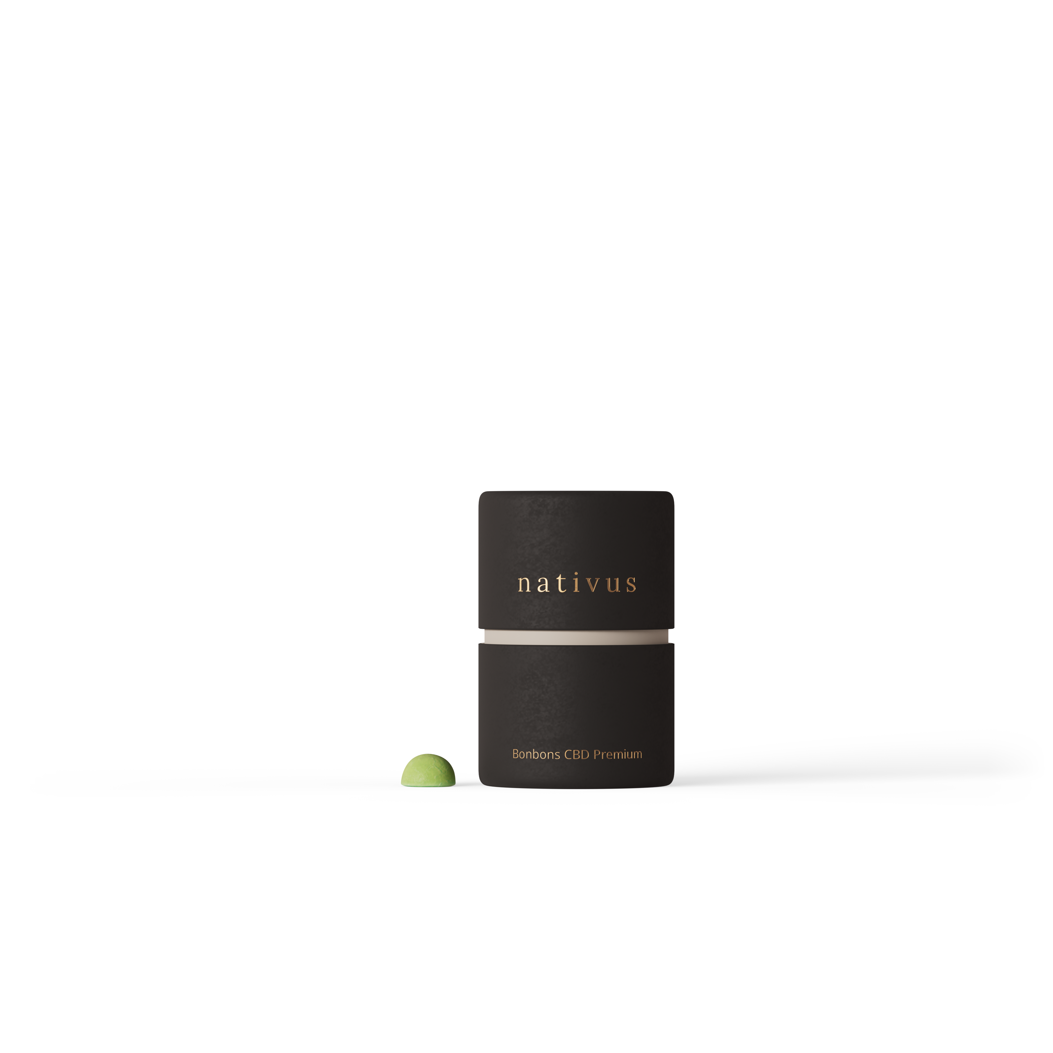 Bonbon CBD Vert Nativus et Tube Nativus